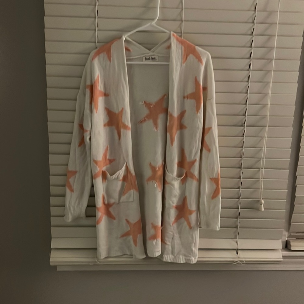 Orange Star Cardigan